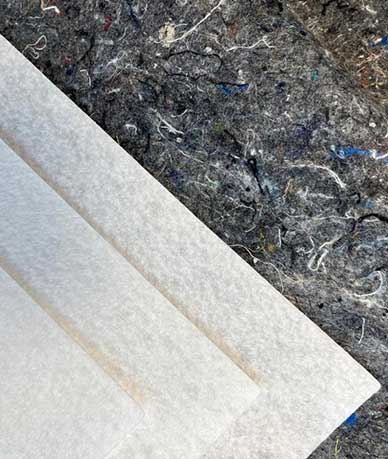 Non-woven geotextiles PP and PES